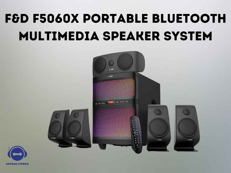 F&D F5060X Portable Bluetooth Multimedia Speaker System
