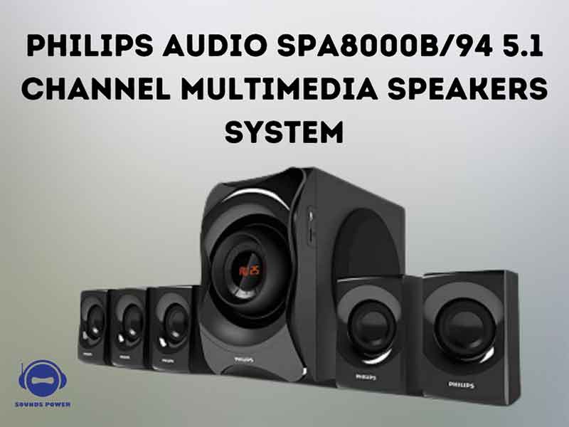 Philips Audio SPA8000B/94 5.1 Channel Multimedia Speakers System